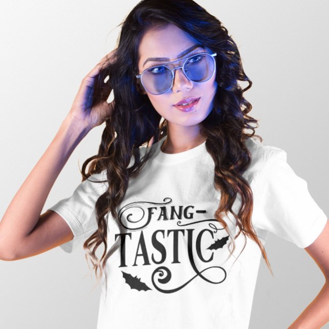 HALLOWEEN FUNNY VAMPIRE FANGTASTIC T-Shirt (Creator Uploaded)