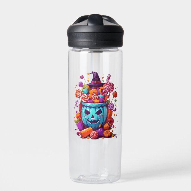 Halloween funny  water bottle (Front)