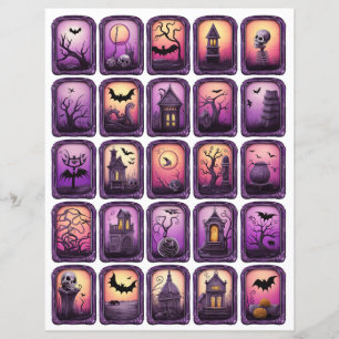 Halloween Fussy cut frames 20b