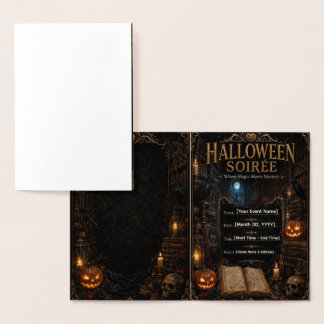 Halloween Gala Invitation Template | Editable Goth