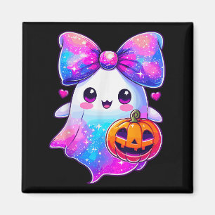 Halloween Galaxy Colours Ghost Pumpkin Coquette Bo Magnet