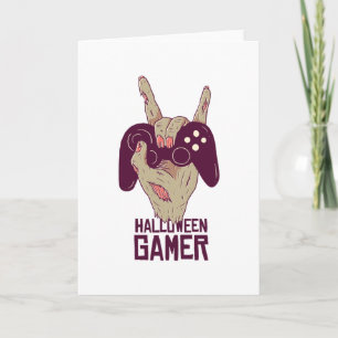 HALLOWEEN GAMER CARD