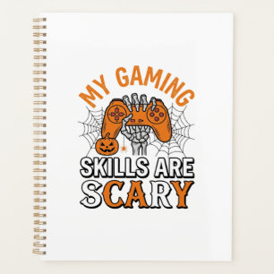 Halloween Gamer Skills Are Scary Vintage Shirt Des Planner