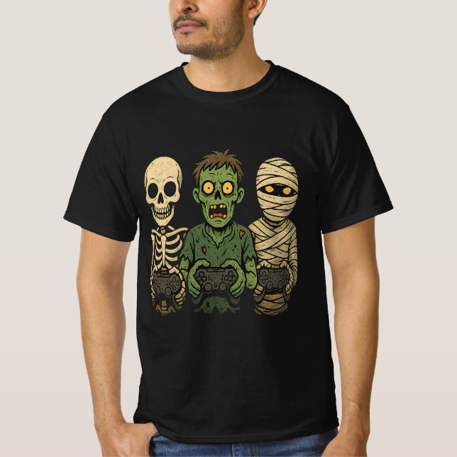 Halloween Gamer Squad T-Shirt (Front)