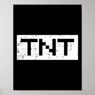 Halloween Gamer Tnt Pixel Gaming Costume Boys Kids Poster
