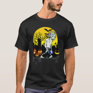 Halloween Gamer Zombie Video Gaming Monster T-Shirt