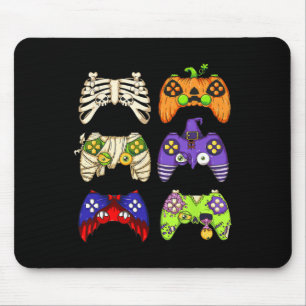Halloween Gaming Controller Men Boys kids Gamer Ha Mouse Pad