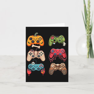Halloween Gaming Costume Retro Video Game Boys Men Card
