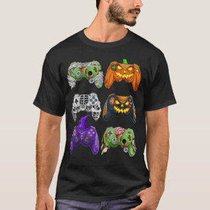Halloween Gaming Costume Retro Video Game Boys T-Shirt