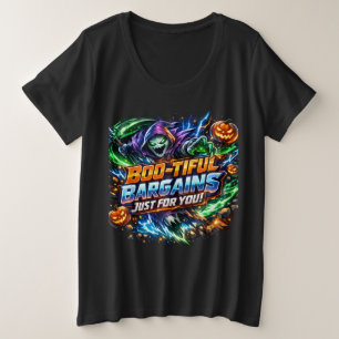 Halloween Gaming Hero Spooky Bargains Plus Size T-Shirt