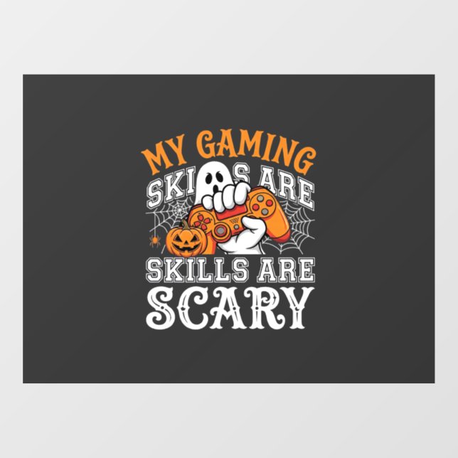 Halloween Gaming Skills Are Scary Ghost Controller (Sheet)