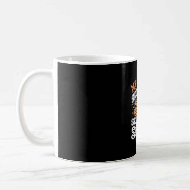 Halloween Gaming Skills Are Scary Ghost Controller Coffee Mug (Left)
