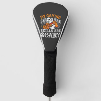 Halloween Gaming Skills Are Scary Ghost Controller Golf Head Cover