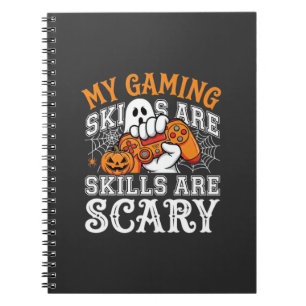 Halloween Gaming Skills Are Scary Ghost Controller Notebook