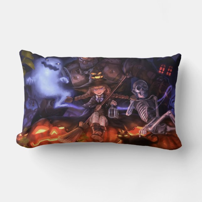 Halloween Gang Lumbar Cushion (Front)