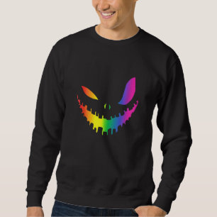 Halloween Gay Lesbians Pride Pumpkin Lgbt Pride Fu Sweatshirt