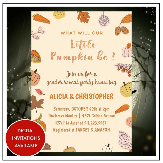 Halloween Gender reveal invitations Fall (Halloween-Gender-reveal-invitations-Fall-1)