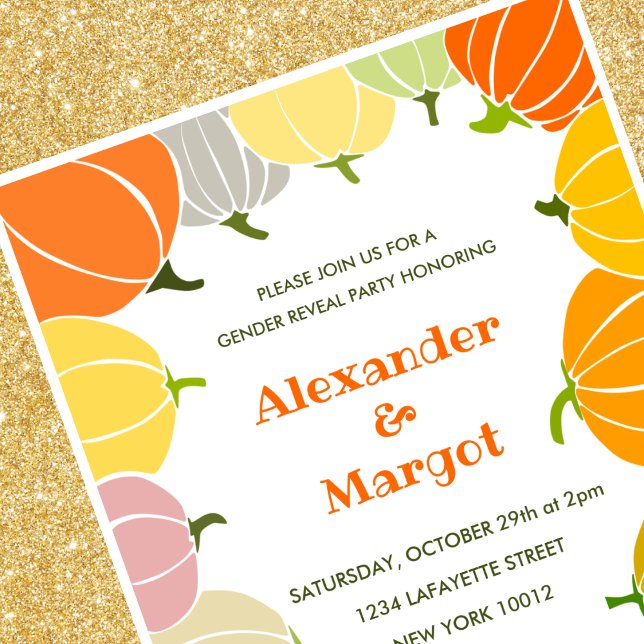 Halloween gender reveal invitations Pumpkin Autumn (Halloween-gender-reveal-invitations-Pumpkin-Autumn-1)
