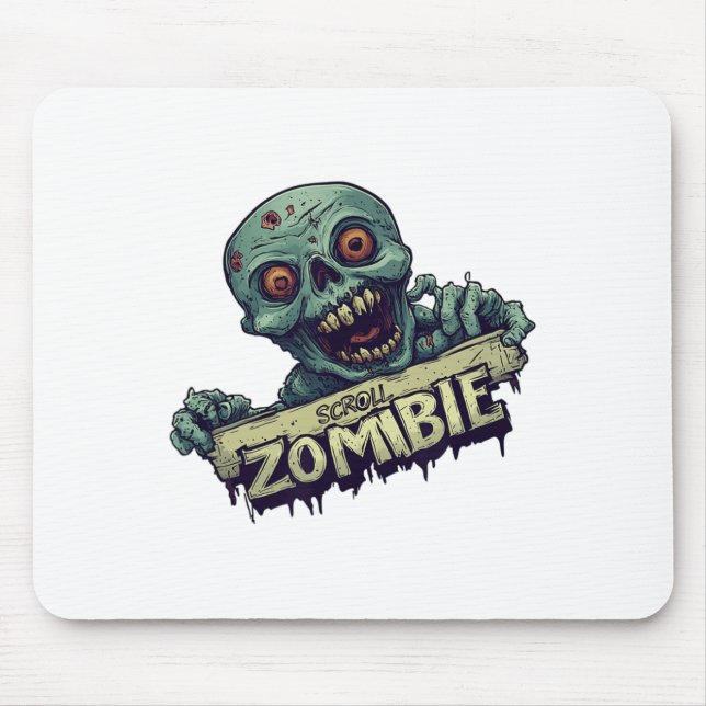 Halloween Generation With Scroll Zombie Costume  Mouse Pad (Front)