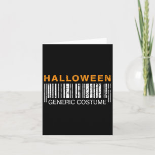 Halloween Generic Costume Funny  Card