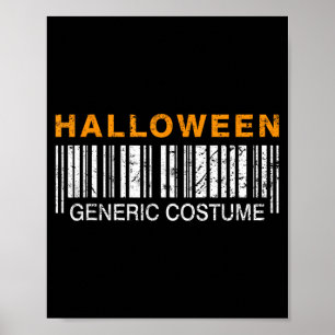 Halloween Generic Costume Funny Poster