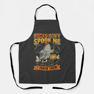 Halloween Geology Teacher Scare Apron