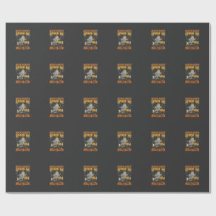 Halloween Geology Teacher Scare Wrapping Paper