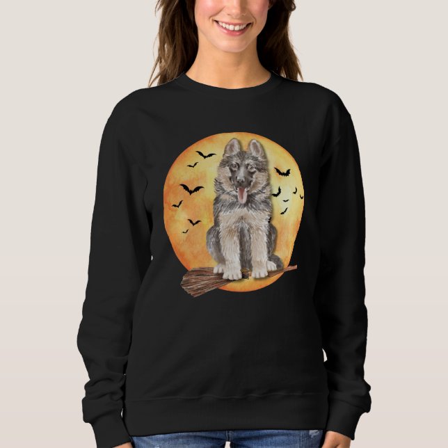 Halloween German Shepherd Sweatshirt (Front)