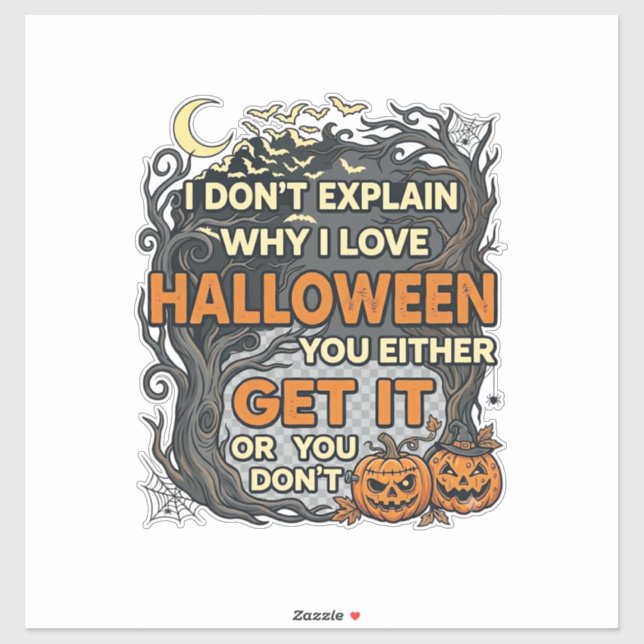 Halloween Get It Spooky Tree Pumpkins Bats Spiderw (Sheet)