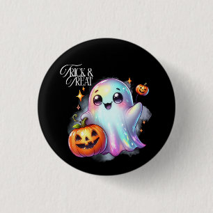 Halloween Ghost 3 Cm Round Badge