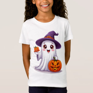 Halloween Ghost And Pumpkins Seasonal Decor 🎃 T-Shirt