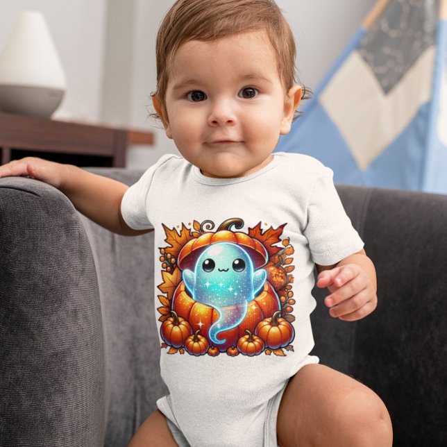 Halloween Ghost  Baby Bodysuit (Creator Uploaded)