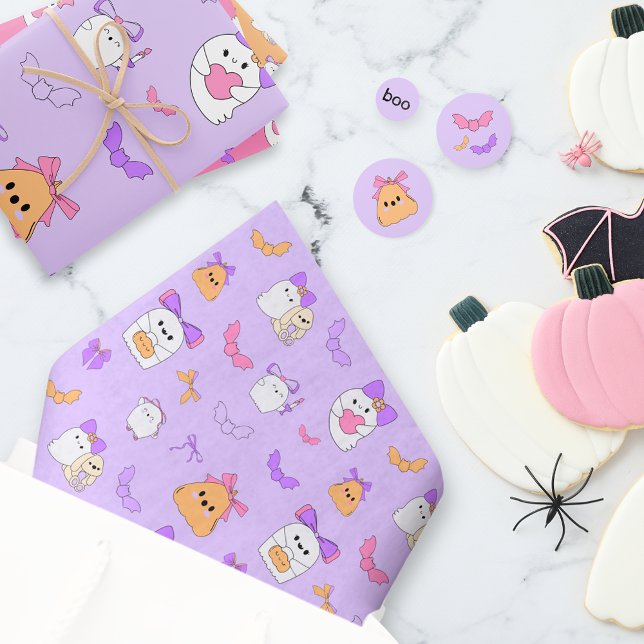 Halloween Ghost Birthday Tissue Paper (Creator Uploaded)