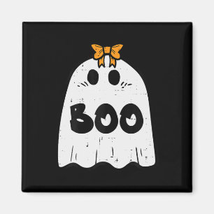Halloween Ghost Boo Costume Girls Kids Toddler Tee Magnet