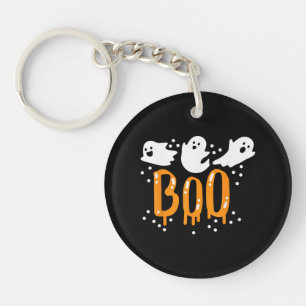 Halloween Ghost Boo Cute Key Ring