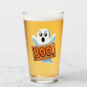 Halloween Ghost Boo Glass