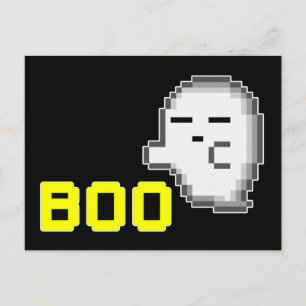 HALLOWEEN GHOST - BOO POSTCARD