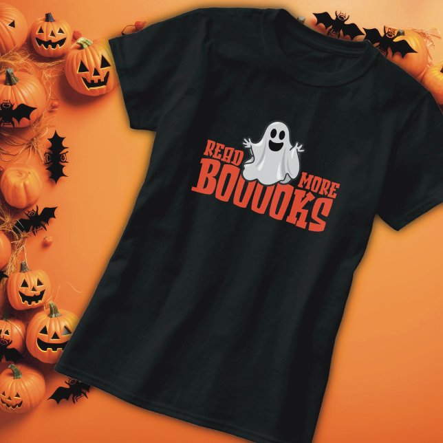 Halloween Ghost Book Lover T-Shirt (Creator Uploaded)