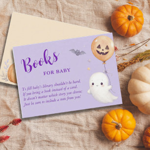 Halloween Ghost Books for Baby Enclosure Card