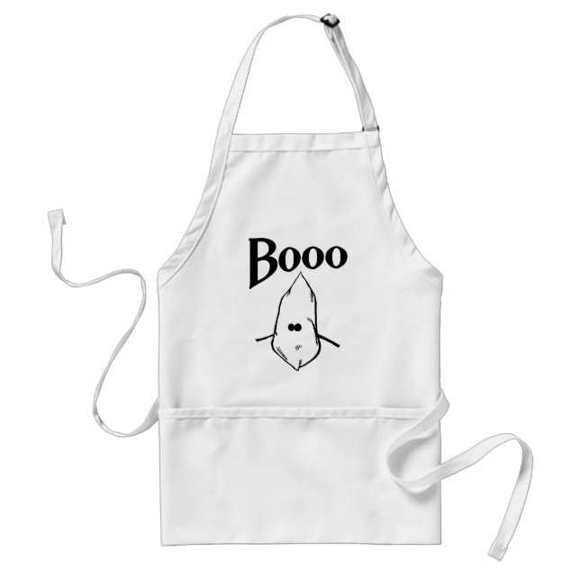 Halloween Ghost Booo Standard Apron (Front)