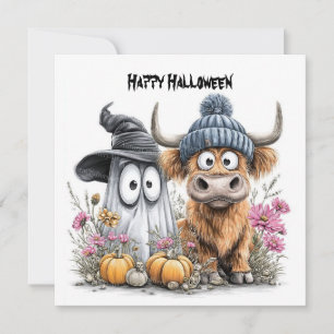 Halloween ghost card