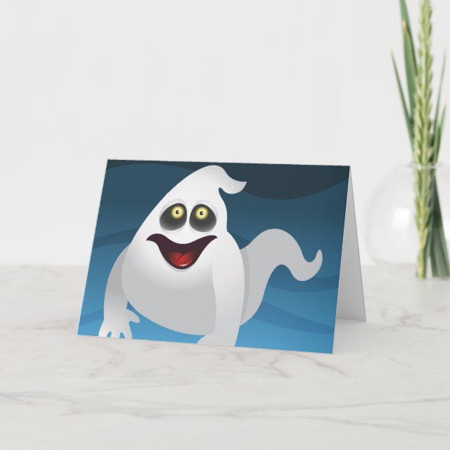 Halloween Ghost card (Front)