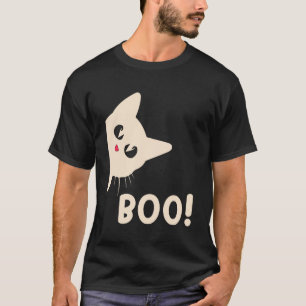 Halloween Ghost Cat Halloween Boo Costume Toddler  T-Shirt