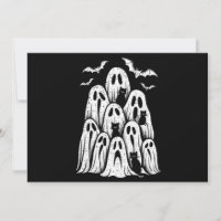 Halloween Ghost Cats Lover Fall Spooky Season