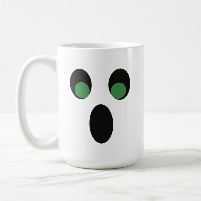 Halloween Ghost Coffee Mug 15 oz (Left)