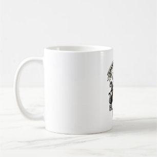 Halloween Ghost Costume Vintage Spooky Pumpkin Cat Coffee Mug