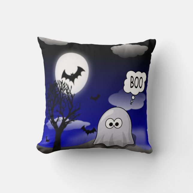 Halloween Ghost Cushion (Front)