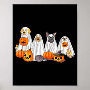 Halloween Ghost Dogs _ Halloween Cuteness Overload Poster