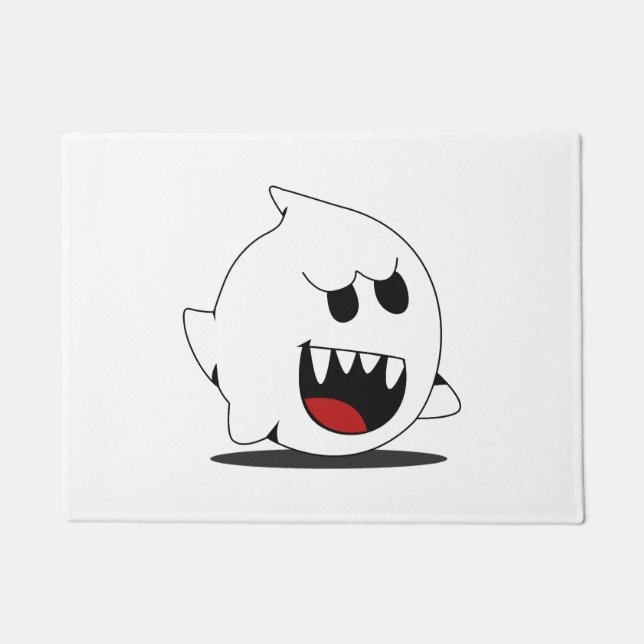 halloween ghost                     doormat (Front)