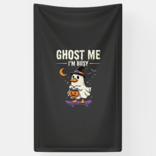 Halloween Ghost Duck Skateboard Design_1 Banner